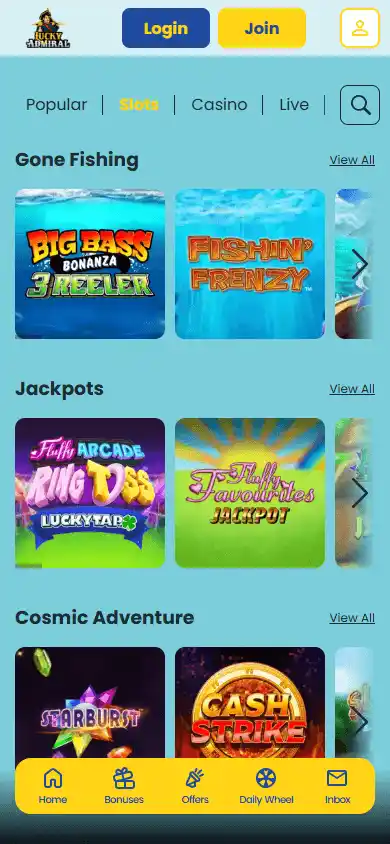 Lucky Admiral Casino screenshot 5