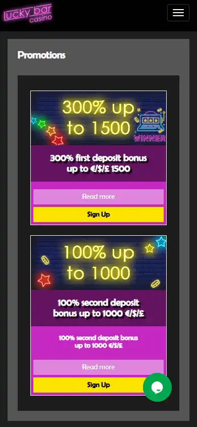 Lucky Bar Casino screenshot 4