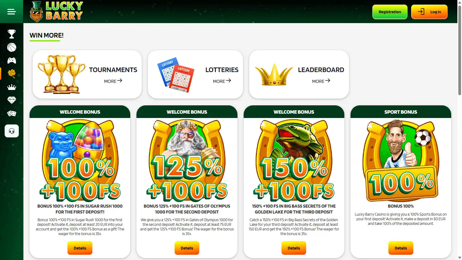 Lucky Barry Casino screenshot 3