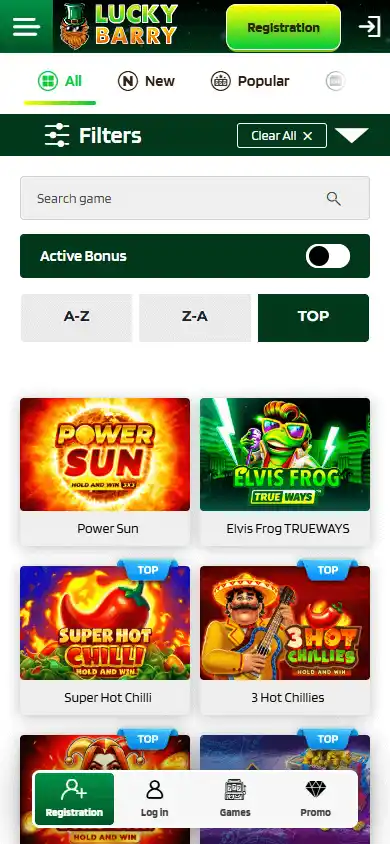 Lucky Barry Casino screenshot 5
