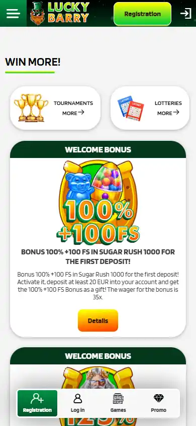 Lucky Barry Casino screenshot 6