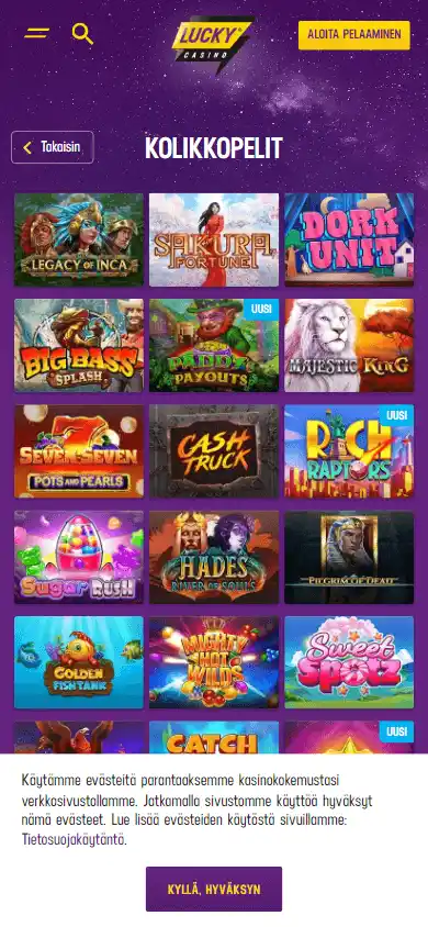 Lucky Casino Ontario screenshot 6