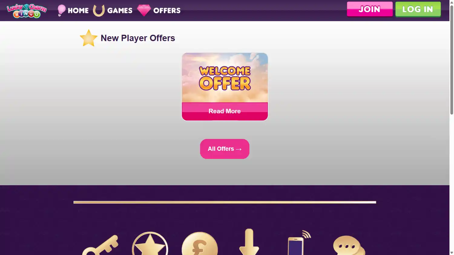 Lucky Charm Bingo Casino screenshot 3