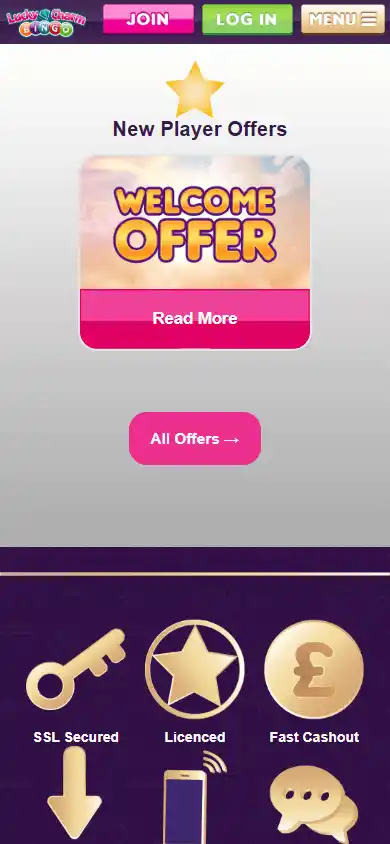 Lucky Charm Bingo Casino screenshot 6