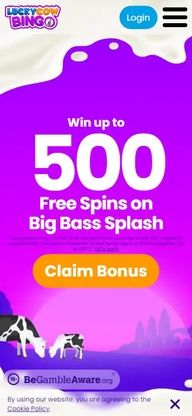 Lucky Cow Bingo Casino screenshot 4