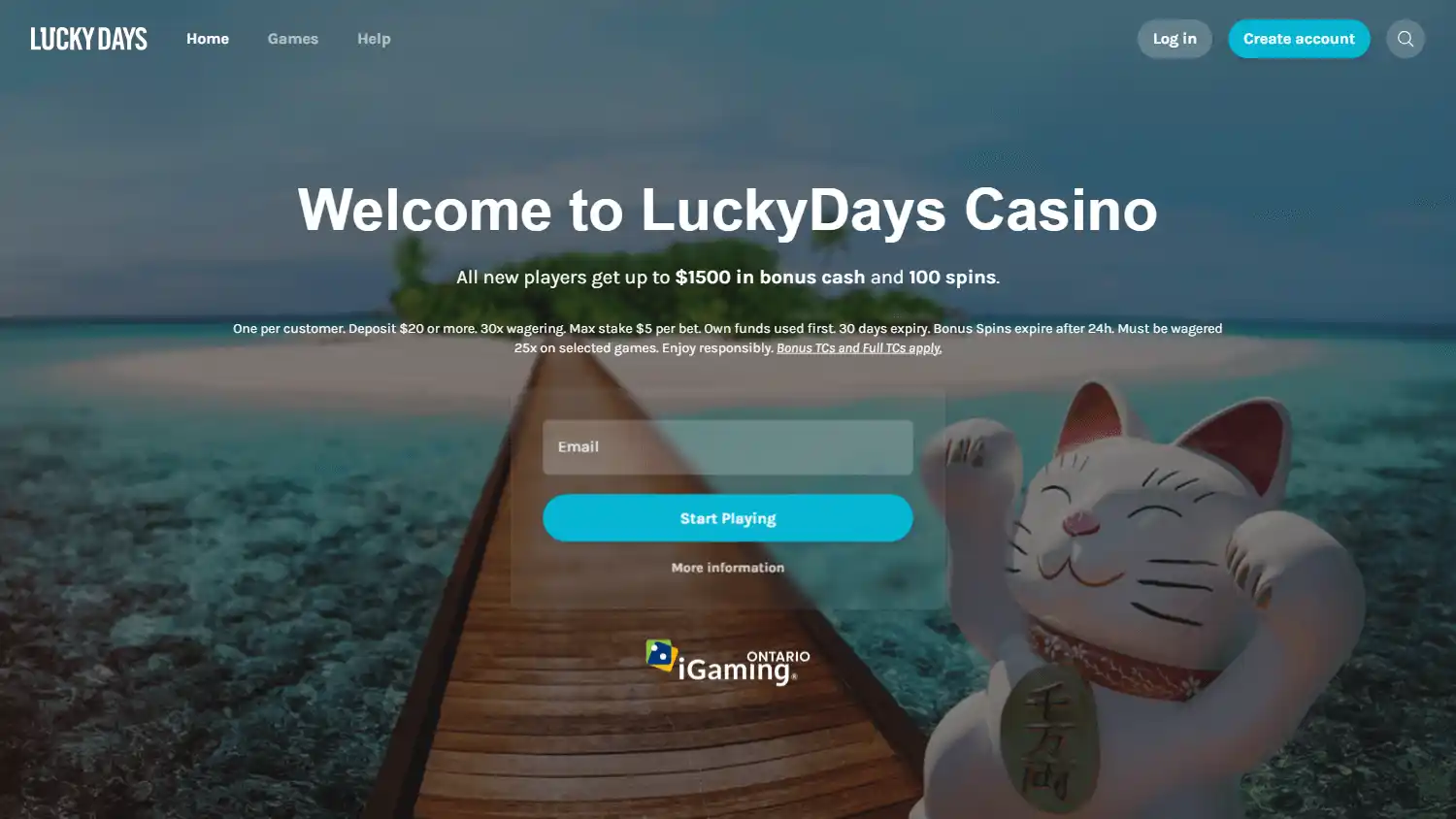 Lucky Days Casino screenshot 1