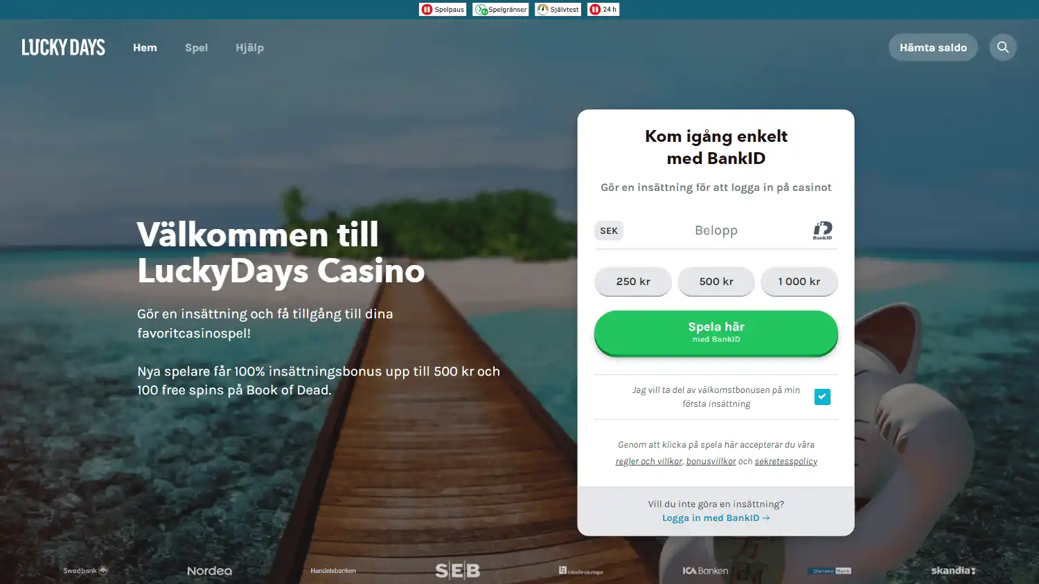 Lucky Days Casino SE screenshot 1