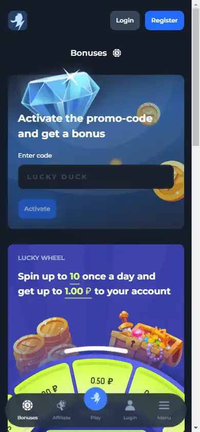 Lucky Duck Casino screenshot 3