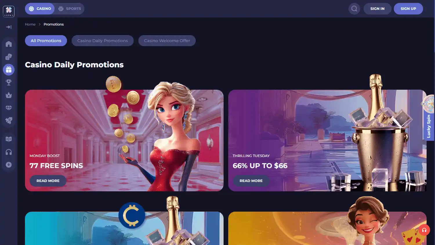 Lucky Friends Casino screenshot 3