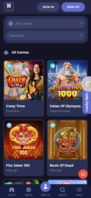 Lucky Friends Casino screenshot 5
