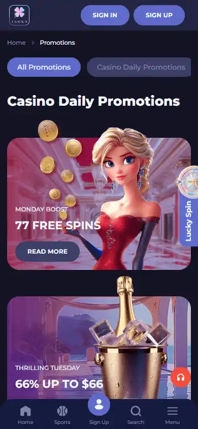 Lucky Friends Casino screenshot 6