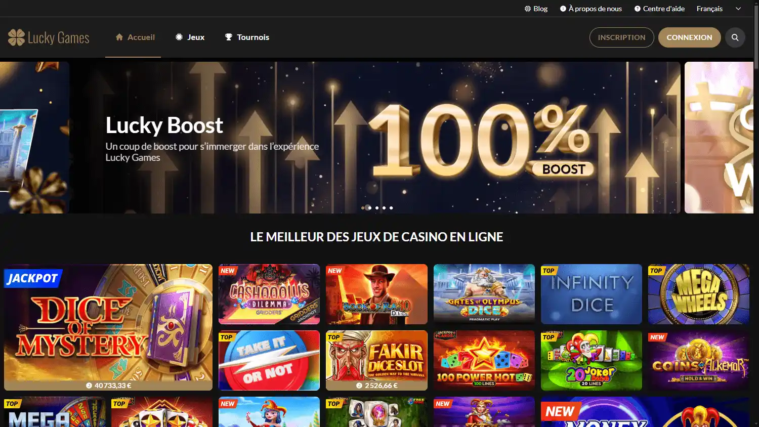 Lucky Games Casino screenshot 1