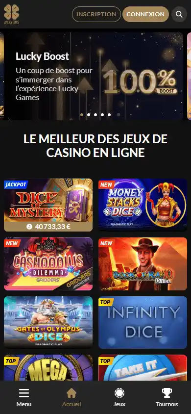 Lucky Games Casino screenshot 3