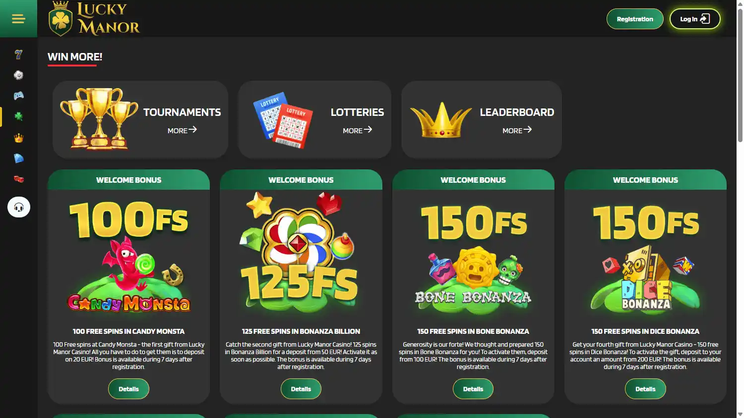 Lucky Manor Casino screenshot 3