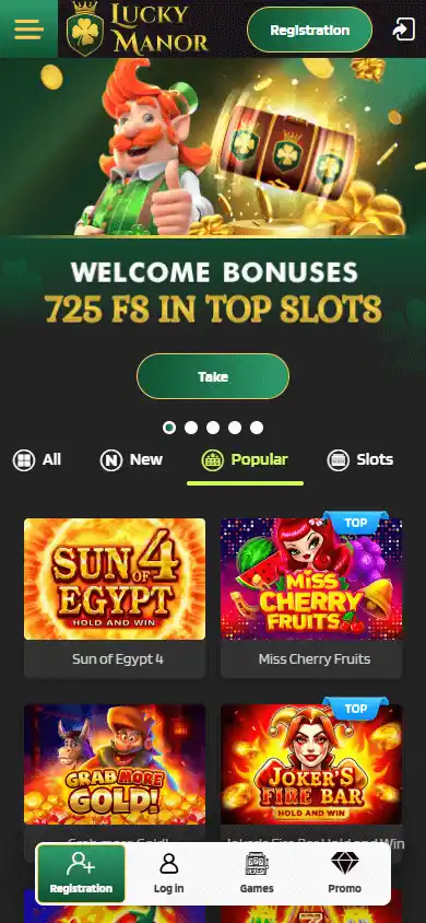 Lucky Manor Casino screenshot 4