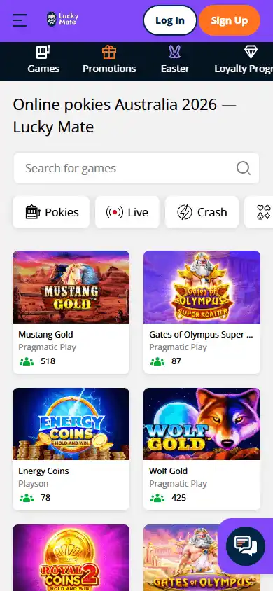 Lucky Mate Casino screenshot 5