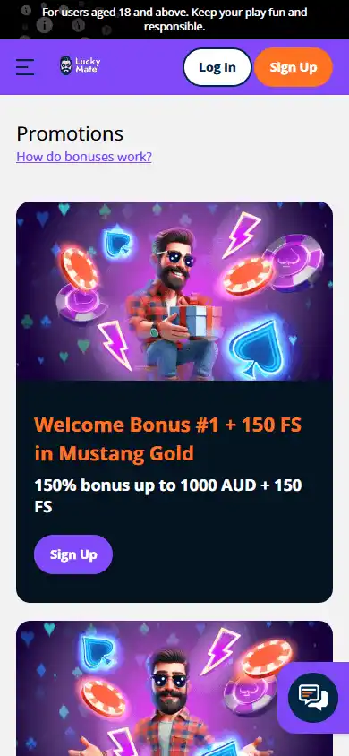 Lucky Mate Casino screenshot 6