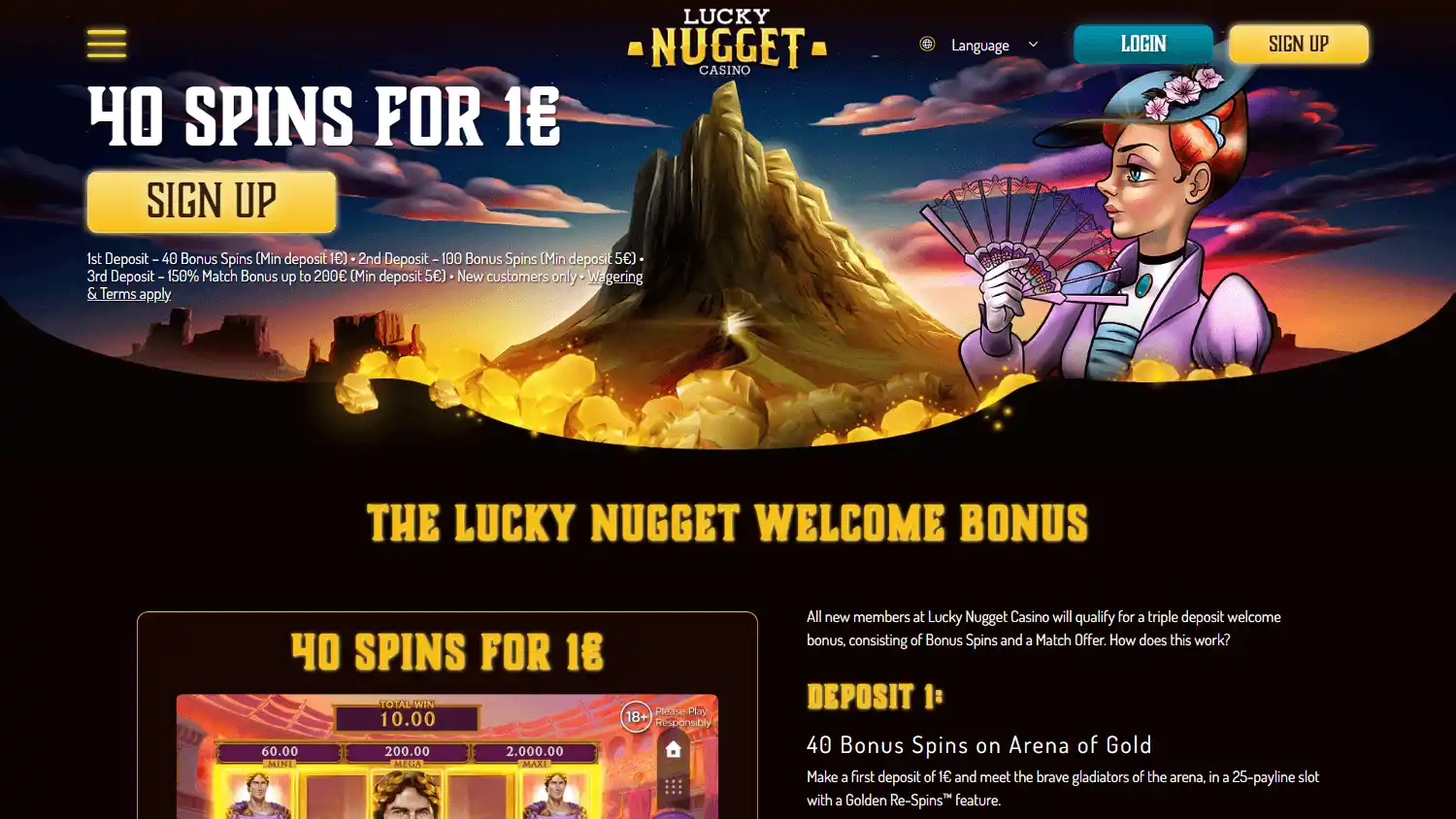 Lucky Nugget Casino screenshot 3