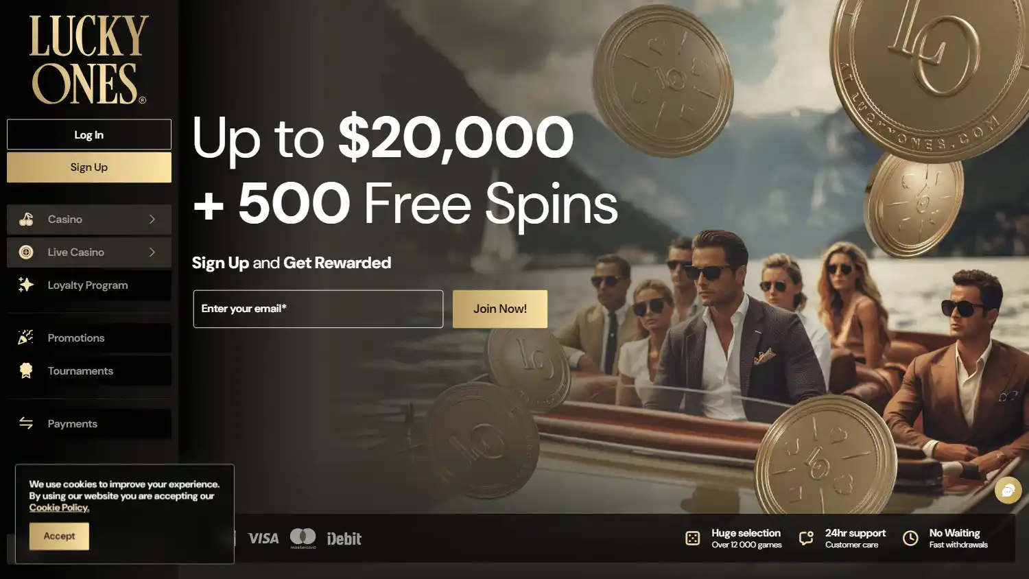 Lucky Ones Casino screenshot 1