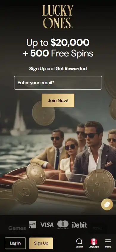 Lucky Ones Casino screenshot 2