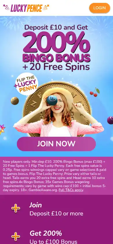 Lucky Pence Casino screenshot 2