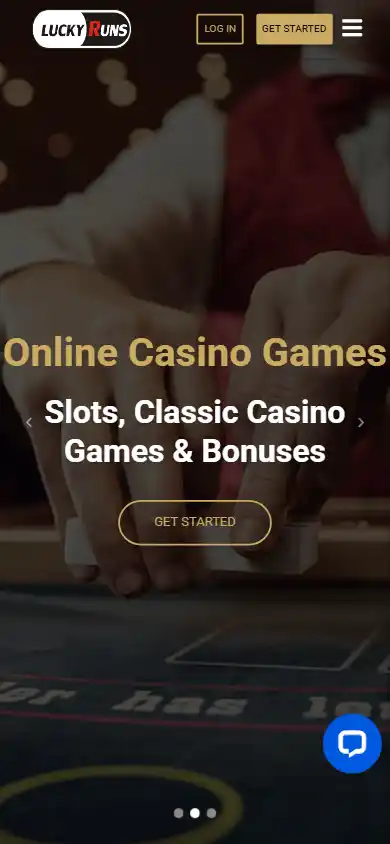 LuckyRuns Casino screenshot 2