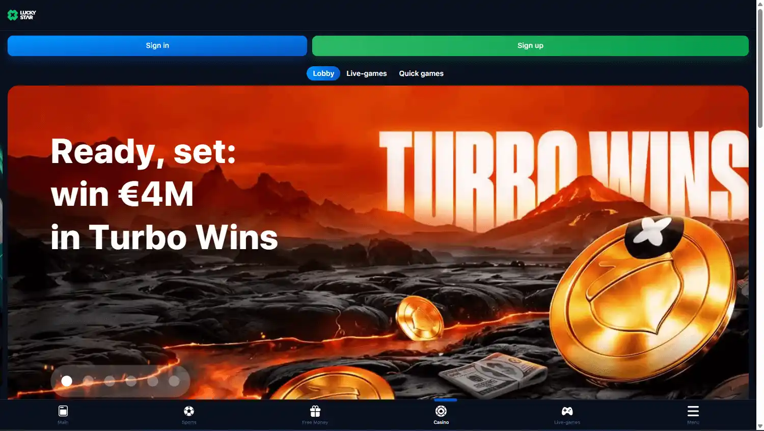 Lucky Star Casino screenshot 2