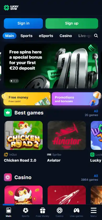 Lucky Star Casino screenshot 4