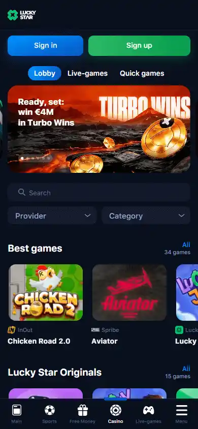 Lucky Star Casino screenshot 5