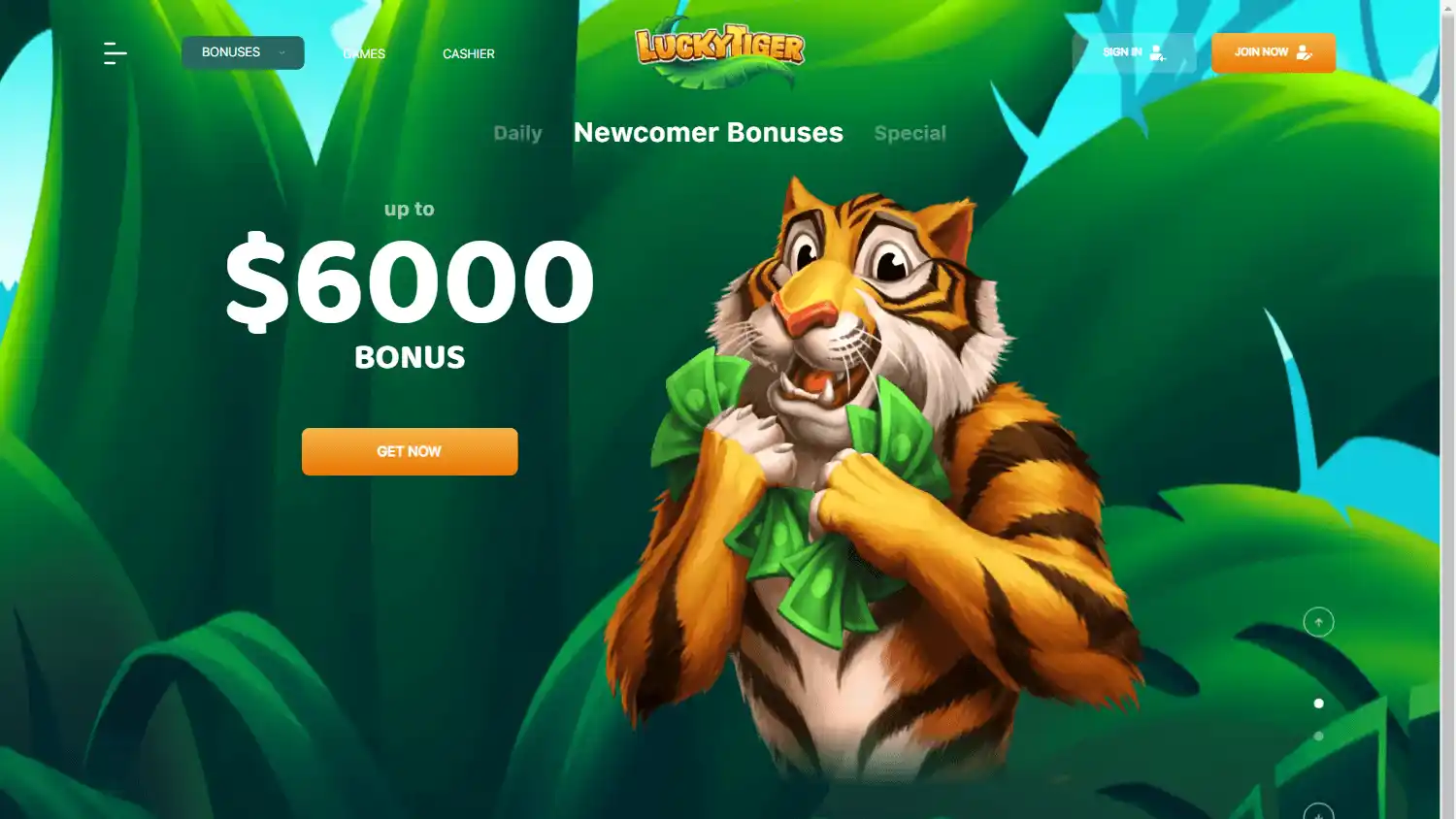 Lucky Tiger Casino screenshot 3