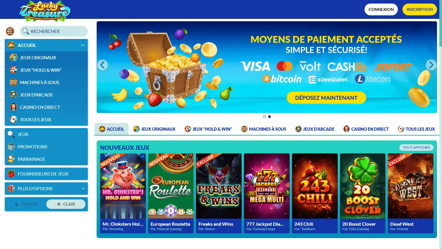 Lucky Treasure Casino screenshot 2