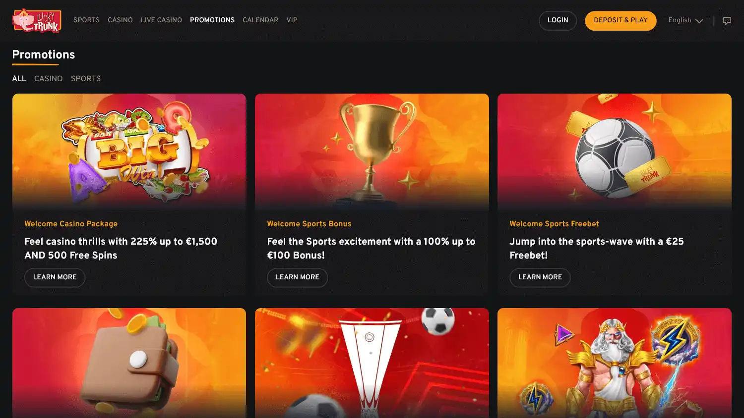 Lucky Trunk Casino screenshot 2