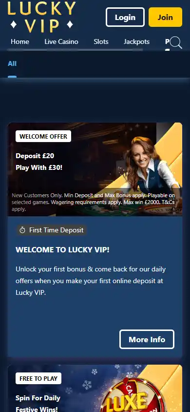 Lucky VIP Casino screenshot 6