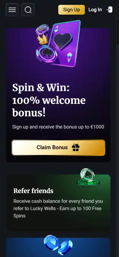 Lucky Wells Casino screenshot 4