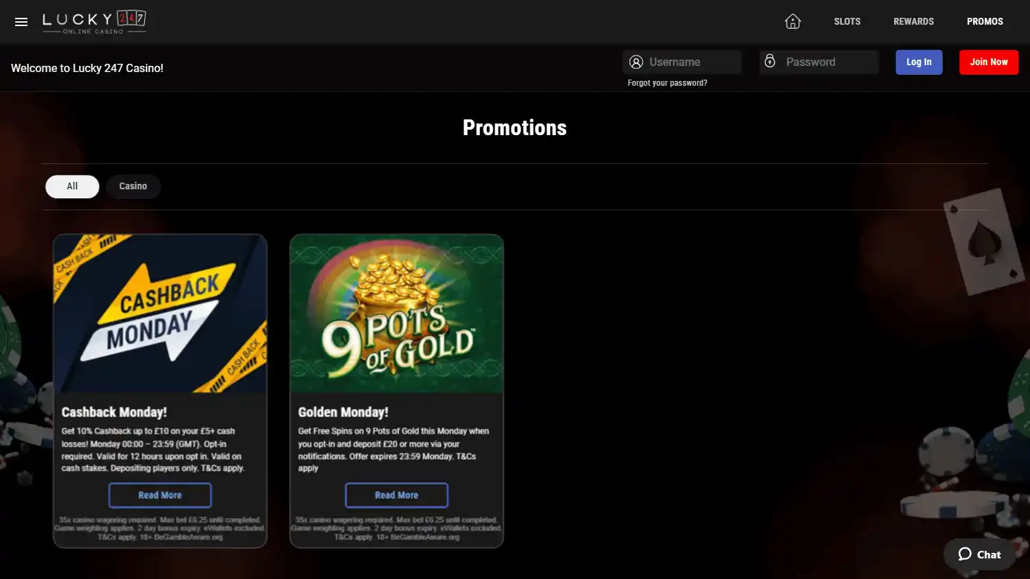 Lucky247 Casino screenshot 2