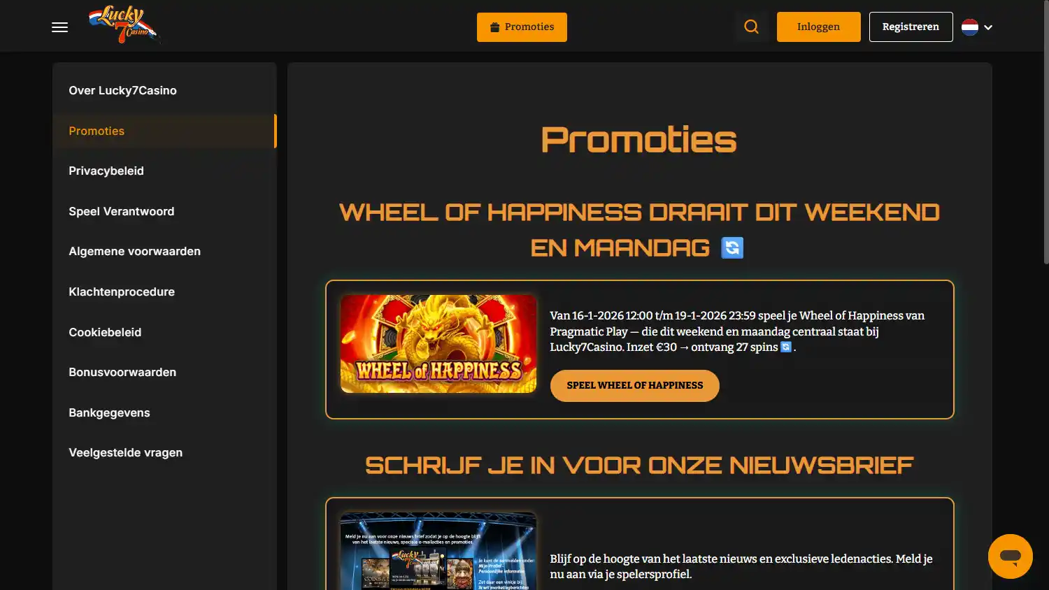 Lucky7 Casino screenshot 3