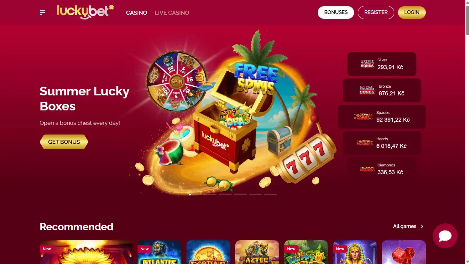 Luckybet Casino screenshot 1