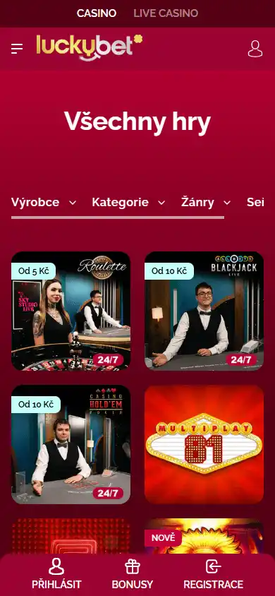 Luckybet Casino screenshot 5