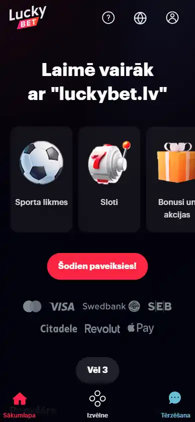 Luckybet.lv Casino screenshot 4