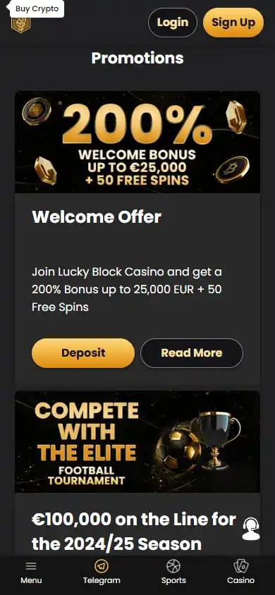 LuckyBlock Casino screenshot 6
