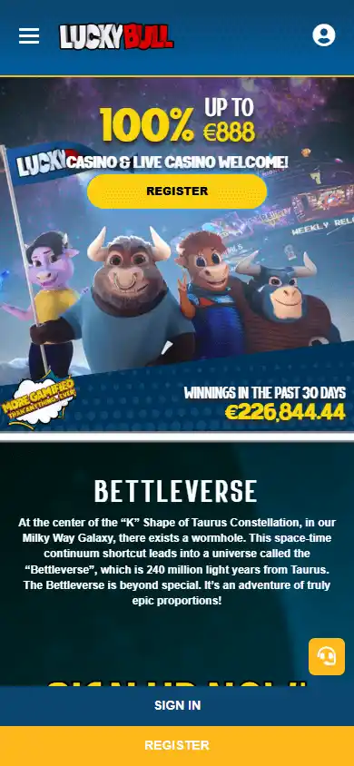LuckyBull Casino screenshot 4