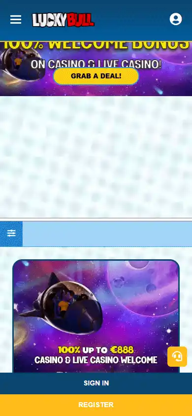 LuckyBull Casino screenshot 6