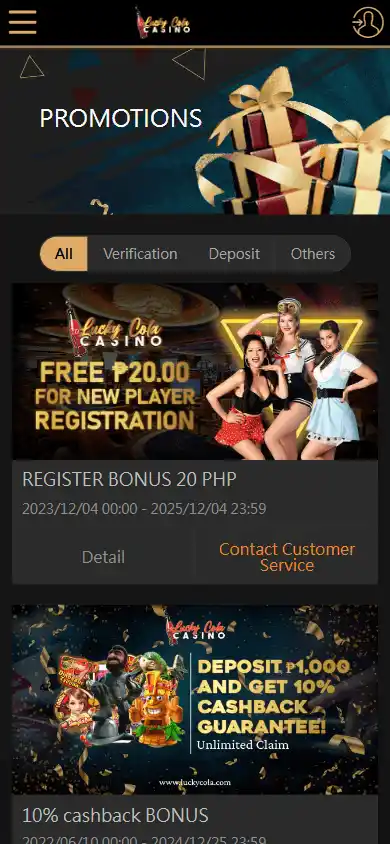 LuckyCola Casino screenshot 5