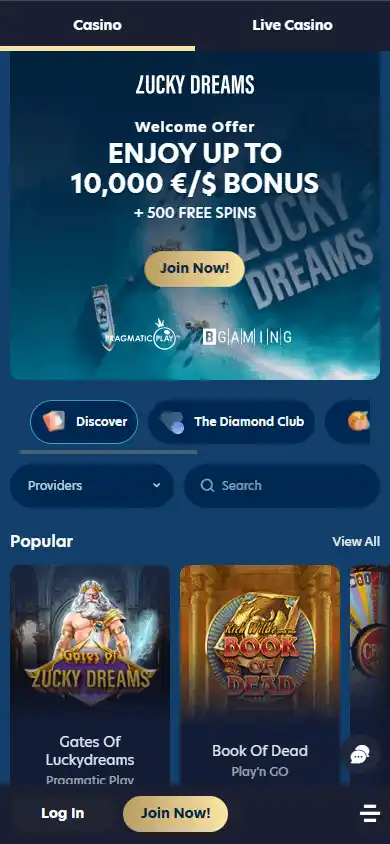 LuckyDreams Casino screenshot 3