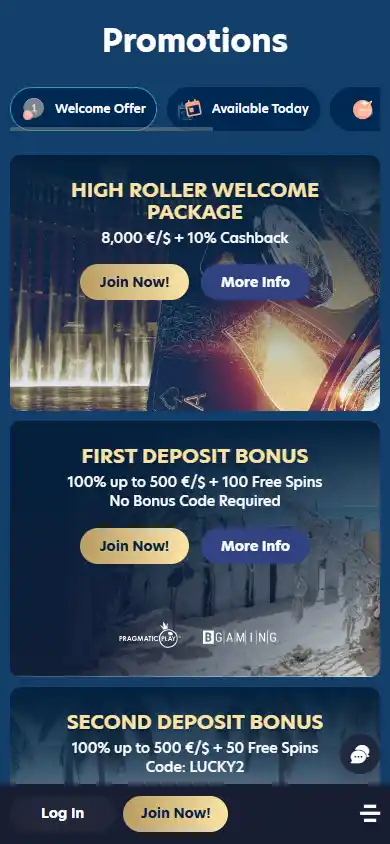 LuckyDreams Casino screenshot 4
