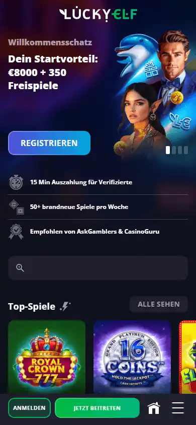 LuckyElf Casino screenshot 4