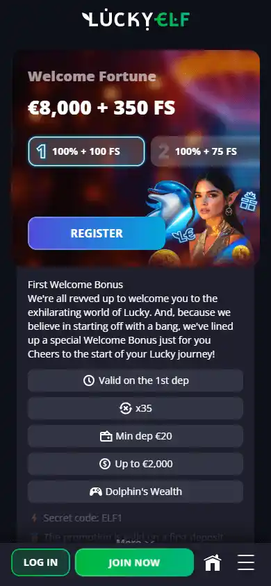 LuckyElf Casino screenshot 6