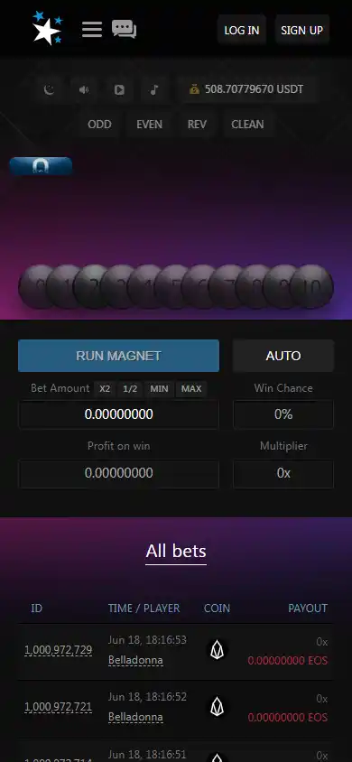 Luckygames.io Casino screenshot 2