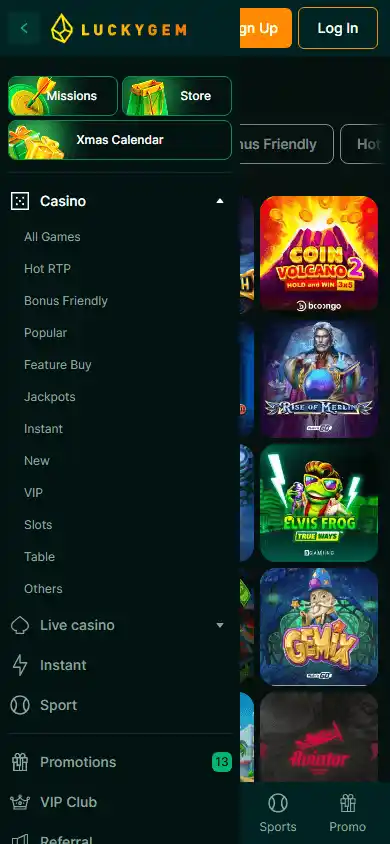 Luckygem Casino screenshot 4