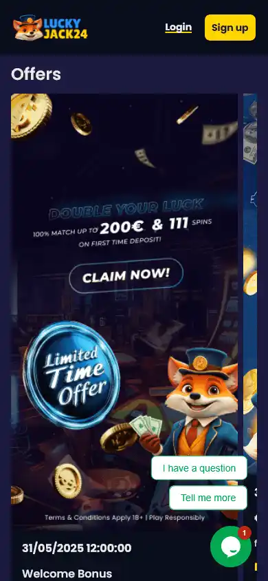 LuckyJack24 Casino screenshot 5